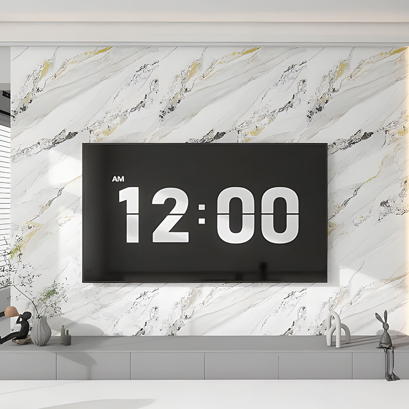 Badezimmer-Wand-PET-Transferfolie mit goldenem Wolkenmuster