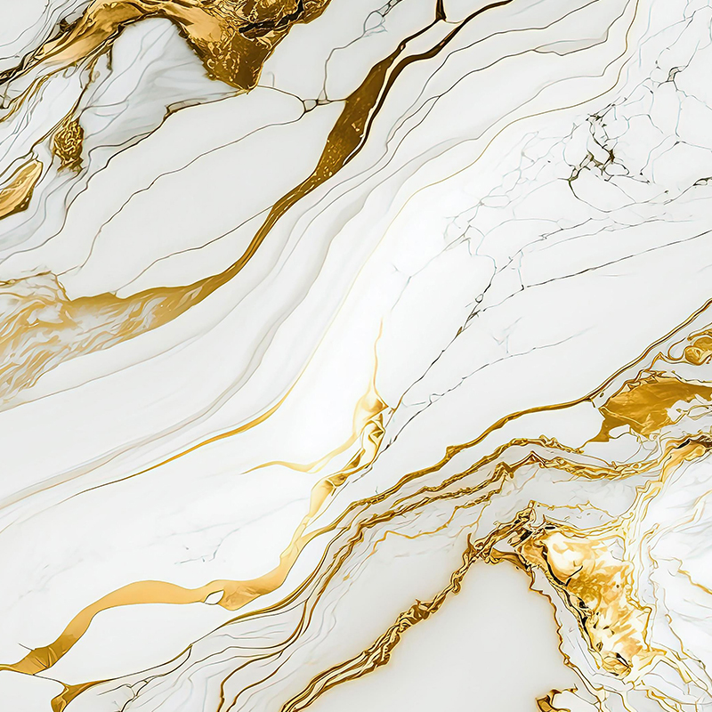 Golden Wave Küchenschrank PET 3D-Transferfolie