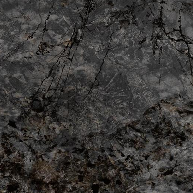 Grau-schwarze 3D-Transferfolie mit Steinadern-Dekor für Schranktüren
